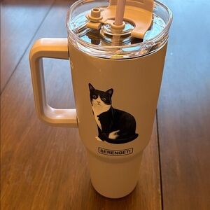 - SERENGETI 40 Oz Ultimate Tumbler with Handle & Straw
